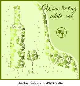 Card wine tasting