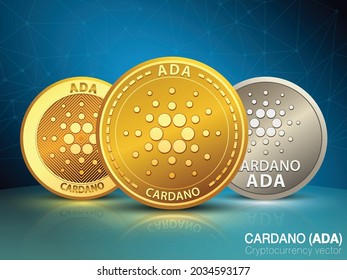 cardano cryptocurrency make for 
 vector