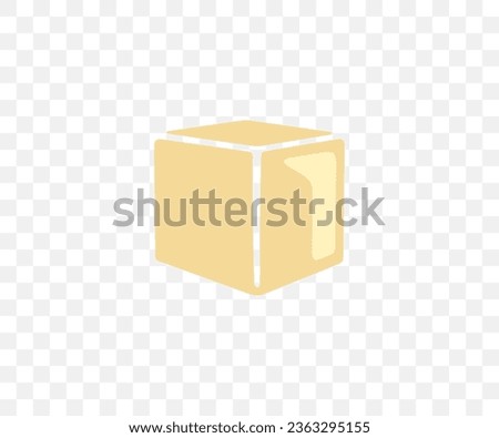 Cardboard box, cardbox, package, delivery and cargo, graphic design. Corrugated, crate, deliver, distribution, parcel, shipping and storage, vector design and illustration