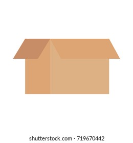 cardboard box delivery business element
