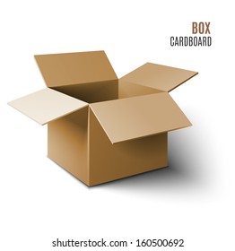 Cardboard Box Icon.