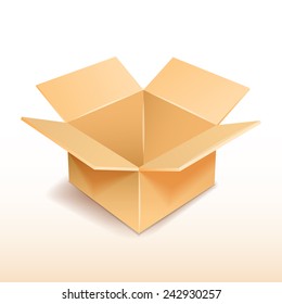 Cardboard box icon.