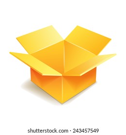 Cardboard box icon.