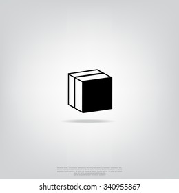 Cardboard box icon
