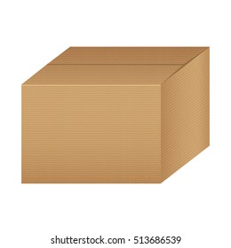 cardboard box icon image 