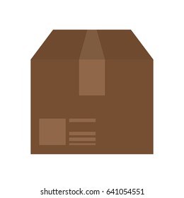 cardboard box icon image 