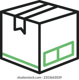Cardboard Box Icon image. Suitable for mobile application.