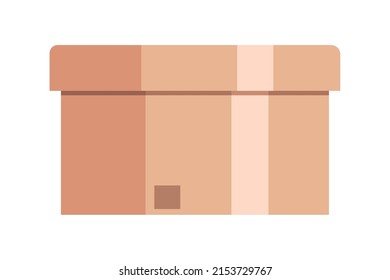 icono de caja de cartón vector aislado