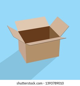cardboard box icon vector image