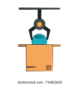 cardboard box industry icon image 