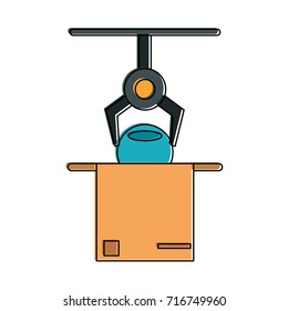 cardboard box industry icon image