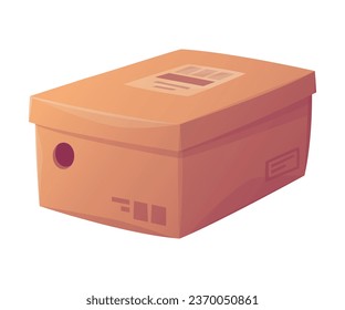 Faltschachtel mit Lid als Papierverpackungscontainer Vektorgrafik
