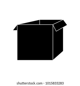 Cardboard box open