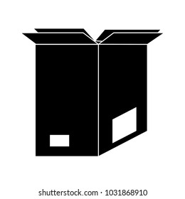 Cardboard box open