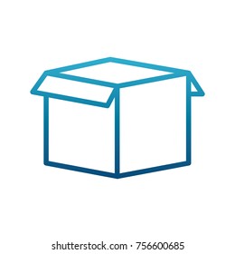 Cardboard box open