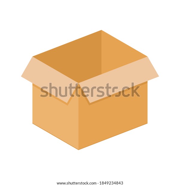 Cardboard Box Package Express Shipping Service Stock Vector (Royalty Free) 1849234843 Shutterstock