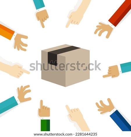 cardboard box product packing distribution ware house delivery