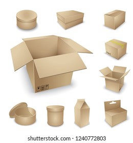 Cardboard box set.
