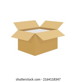 Cardboard box. Shipping box. Box for mailing and shipping.