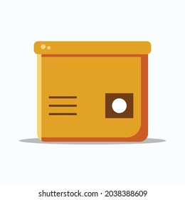 Cardboard Box Storing Things Stock Vector (Royalty Free) 2038388609 ...