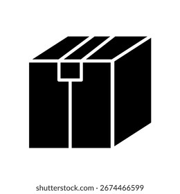 Caixa de papelão - ícone de vetor
