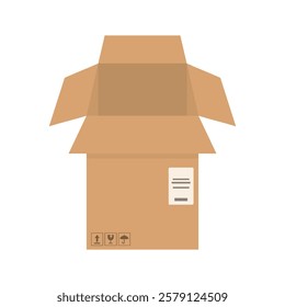 Cardboard Box Vector Illustration - 02