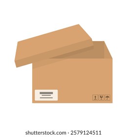 Cardboard Box Vector Illustration - 03