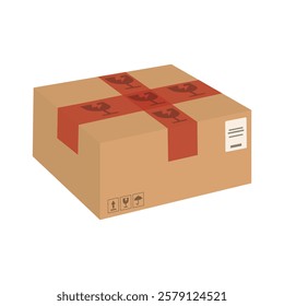 Cardboard Box Vector Illustration - 05