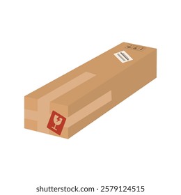 Cardboard Box Vector Illustration - 09