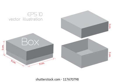 cardboard box vector illustration