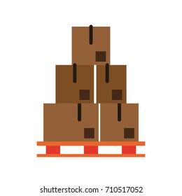 cardboard boxes icon image 