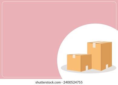 The cardboard boxes in the storage is preparing sent to the customers.