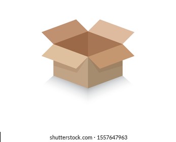 Cardboard Boxes Transparent high regulation Vector