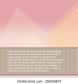 Cardboard  business vector background