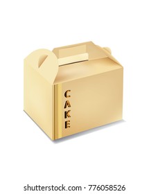 Cardboard cake carrier
