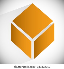 Cardboard / carton box symbol. Packaging, logistics concepts.