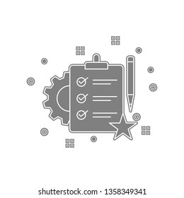 cardboard, checklist, items, list icon. Element of popicon for mobile concept and web apps icon. Glyph, flat icon for website design and development, app development