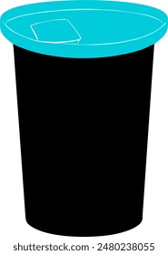 cardboard cup in vector design