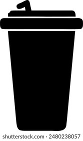cardboard cup in vector design