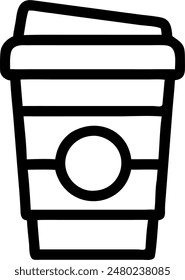 cardboard cup in vector design