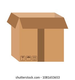 Cardboard delivery box