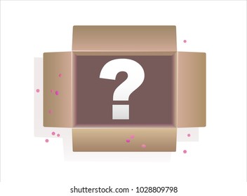 Cardboard empty box
Top view of an open box on a white background