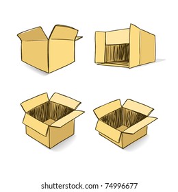 Hand Drawn Box Images, Stock Photos & Vectors | Shutterstock
