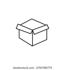 ícone de papelão ilustração elemento design