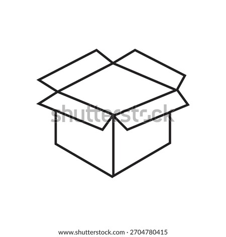 cardboard icon illustration element design