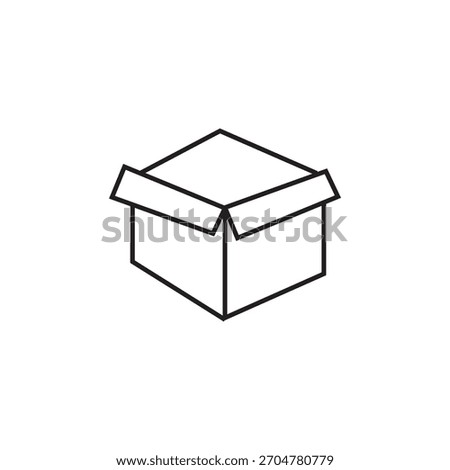 cardboard icon illustration element design