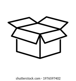 cardboard. icon cardboard vector illustration. on blank background. eps 10