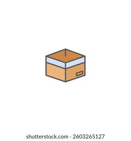 A cardboard icon vector is a scalable digital illustration of a cardboard box, commonly used in UI UX, logistics, and e-commerce designs.