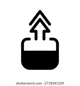 Cardboard Icon Vector Symbol Design Illustration
