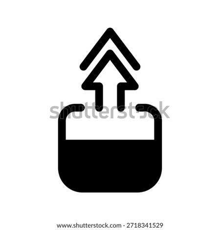 Cardboard Icon Vector Symbol Design Illustration